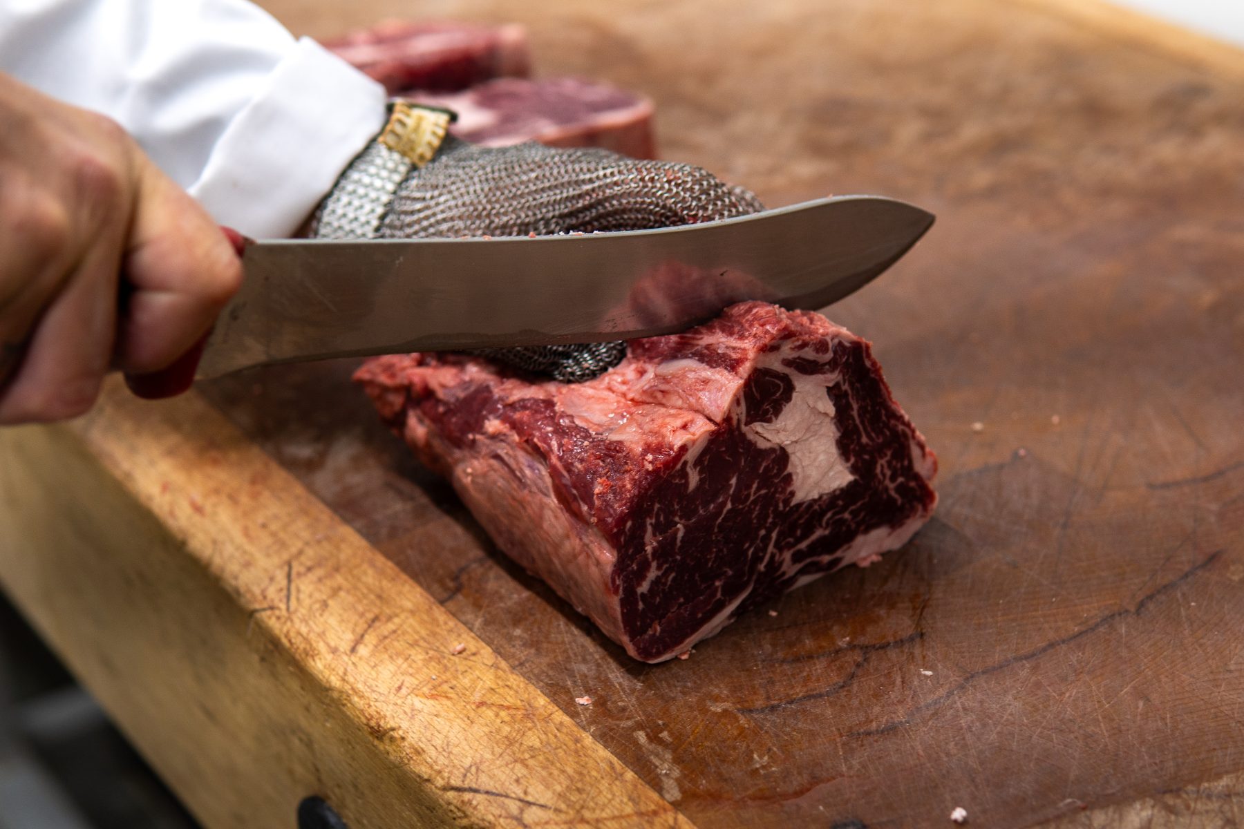 Ribeye on the block